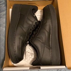 Black Air Force Ones